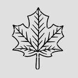 Maple Leaf Cookie Cutter | Stamp | Stencil #3