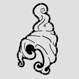 Mary Sanderson Witch Hair Cookie Cutter | Stamp | Stencil #2