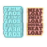 Meatloaf Beatloaf Cookie Cutter | Stamp | Stencil #1