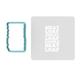 Meatloaf Beatloaf Cookie Cutter | Stamp | Stencil #1 Xmas / Winter / NYE Cookie Cutter Lady MINI - 2 Inches (5cm) **BUNDLE** Cutter + Stencil