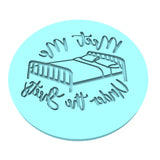 Meet Me Under the Sheets Cookie Cutter | Stamp | Stencil #1 Bachelorette & Bachelor Cookie Cutter Lady