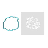 Meet Me Under the Sheets Cookie Cutter | Stamp | Stencil #1 Bachelorette & Bachelor Cookie Cutter Lady