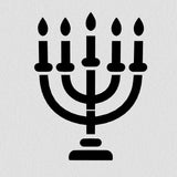 Menorah Cookie Cutter | Stamp | Stencil #1