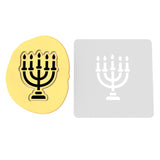 Menorah Cookie Cutter | Stamp | Stencil #1