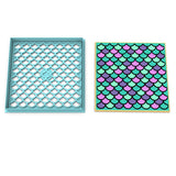 Mermaid Scales Cutter | Stamp | Stencil #1