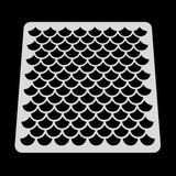 Mermaid Scales Cutter | Stamp | Stencil #1