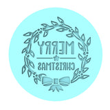 Merry Christmas Mistletoe Cookie Cutter | Stamp | Stencil #1 Xmas / Winter / NYE Cookie Cutter Lady MINI - 2 Inches (5cm) Debosser ONLY