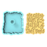 Messy Bun and Getting Stuff Done Cookie Cutter | Stamp | Stencil Animals & Dinosaurs Cookie Cutter Lady