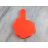 Middle Finger Cookie Cutter Outline Funny / Adult Cookie Cutter Lady