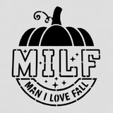 MILF (Man I Love Fall) Cookie Cutter | Stamp | Stencil #1