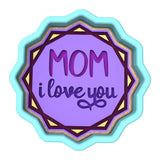 Mom I Love You Cookie Cutter | Stamp | Stencil Animals & Dinosaurs Cookie Cutter Lady