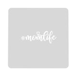 Mom Life Cookie Cutter | Stamp | Stencil Animals & Dinosaurs Cookie Cutter Lady MINI - 2 Inches (5cm) Stencil ONLY