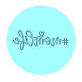 Mom Life Cookie Cutter | Stamp | Stencil Animals & Dinosaurs Cookie Cutter Lady MINI - 2 Inches (5cm) Debosser ONLY