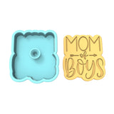 Mom of Boys Cookie Cutter | Stamp | Stencil Cookie Cutters Cookie Cutter Lady
