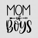 Mom of Boys Cookie Cutter | Stamp | Stencil Cookie Cutters Cookie Cutter Lady 2 Inch Small Cupcake Stencil Only No
