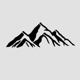 Mountain Range Cookie Cutter | Stamp | Stencil #2 Boys/ Army / Outdoorsman Cookie Cutter Lady 2 Inch Small Cupcake Stencil Only No