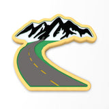 Mountain Road Cookie Cutter | Stamp | Stencil #1
