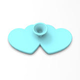 Mr. and Mrs. Cookie Cutter | Stamp | Stencil #1 Wedding / Baby / V Day Cookie Cutter Lady 2 Inch Small Cupcake Stamp Only No