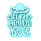 Nacho Average Dad Cookie Cutter | Stamp | Stencil #1 Cookie Cutter Lady MINI - 2 Inches (5cm) Stamp ONLY