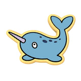 Narwhale Cookie Cutter | Stamp | Stencil #1