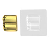 Notepad Cookie Cutter | Stamp | Stencil #1