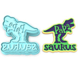 Papasaurus Cookie Cutter | Stamp | Stencil #1