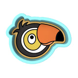 Parrot Bird Cookie Cutter | Stamp | Stencil #1