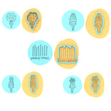 Party Girl Cookie DEBOSSER Set by @CookieArtKC | Choose Cutters, Debossers, & Stencils | Cookie Cutters Cookie Cutter Lady 3" Cupcake/Sm Cookie Cutter & Stamp