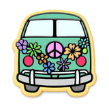 Peace Bus Cookie Cutter  Stamp & Outline #1