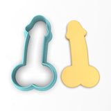 Penis Bachelorette Cookie Cutter Outline #3 Bachelorette & Bachelor Cookie Cutter Lady 1 Inch with Dough Pusher Standard Cutter (1x)