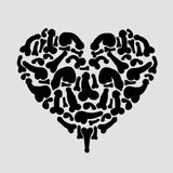 Penis Heart Cookie Cutter | Stamp | Stencil