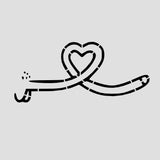 Penis Long Heart Cookie Cutter | Stamp | Stencil #1 Cookie Cutters Cookie Cutter Lady 2 Inch Small Cupcake Stencil Only No