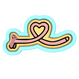 Penis Long Heart Cookie Cutter | Stamp | Stencil #1 Cookie Cutters Cookie Cutter Lady