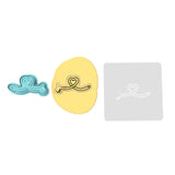 Penis Long Heart Cookie Cutter | Stamp | Stencil #1 Cookie Cutters Cookie Cutter Lady 2 Inch Small Cupcake Cutter + Stamp Yes