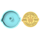 Peter Rabbits Carrot Patch Cookie Cutter | Stamp | Stencil Animals & Dinosaurs Cookie Cutter Lady