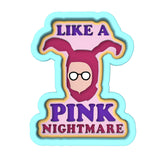 Pink Nightmare Cookie Cutter | Stamp | Stencil #1