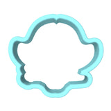 Pirate Head Cookie Cutter | Stamp | Stencil #1 Boys/ Army / Outdoorsman Cookie Cutter Lady MINI - 2 Inches (5cm) Cookie Cutter ONLY (Outline)