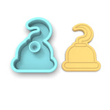 Pirate Hook Cookie Cutter | Stamp | Stencil #1