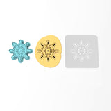 Pirate Ship Wheel Cookie Cutter | Stamp | Stencil #1