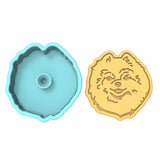 Pomeranian Cookie Cutter | Stamp | Stencil #1 Animals & Dinosaurs Cookie Cutter Lady