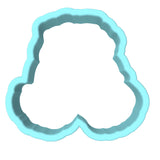 Poodle Cookie Cutter | Stamp | Stencil #1 Animals & Dinosaurs Cookie Cutter Lady MINI - 2 Inches (5cm) Cookie Cutter ONLY (Outline)