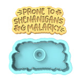 Prone to Shenanigans Cookie Cutter | Stamp | Stencil #1 Wedding / Baby / V Day Cookie Cutter Lady