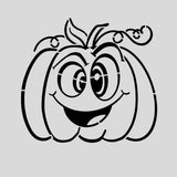 Pumpkin Crazy Face Cookie Cutter | Stamp | Stencil #1