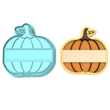 Pumpkin Custom Name Cookie Cutter | Stamp | Stencil #1
