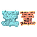Pumpkin Patches Apple Cider Etc Cookie Cutter | Stamp | Stencil