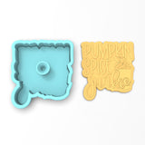 Pumpkin Spice Junkie Cookie Cutter | Stamp | Stencil #1