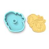 Pumpkin with Hat Cookie Cutter | Stamp | Stencil #1