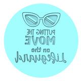 Putting the Move on the Lifeguard Cookie Cutter | Stamp | Stencil #1 4th of july Cookie Cutter Lady MINI - 2 Inches (5cm) Debosser ONLY