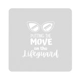 Putting the Move on the Lifeguard Cookie Cutter | Stamp | Stencil #1 4th of july Cookie Cutter Lady MINI - 2 Inches (5cm) Stencil ONLY