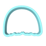 Rainbow Boho Cookie Cutter | Stamp | Stencil #2 Cookie Cutter Lady MINI - 2 Inches (5cm) Cookie Cutter ONLY (Outline)